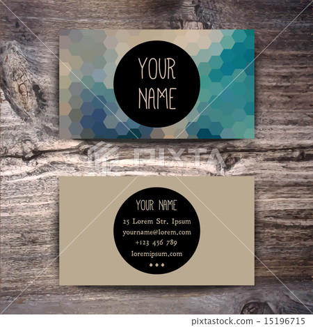 Business card template Business card template 15196715