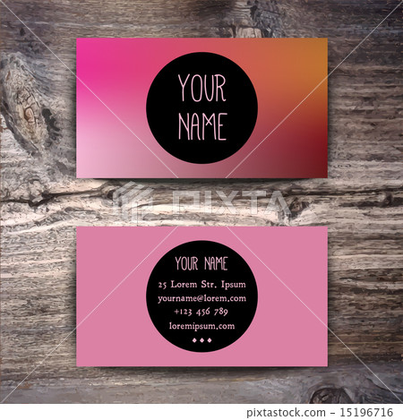 Business card template Business card template 15196716