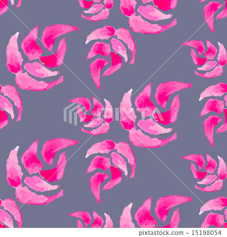 Watercolor seamless floral pattern 15198054