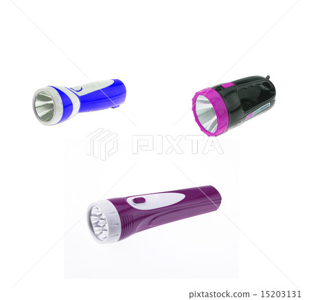 flashlight isolated on white background 15203131