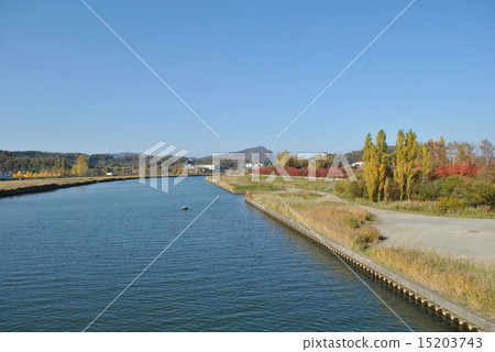 Yoichi River and Cape Siripa (Autumn) Yoichi River and Cape Siripa (Autumn) 15203743