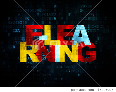 Education concept: E-learning on Digital background 15203907