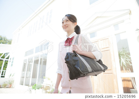 high school girl, grinning, smile 15205696