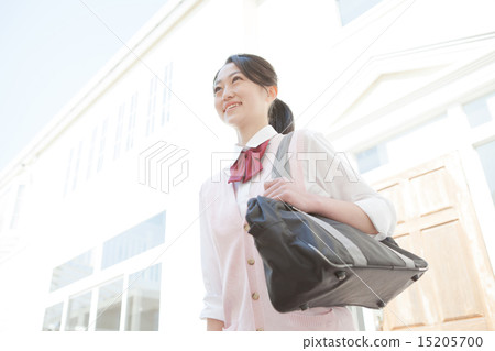 人 高中女生 笑容 15205700