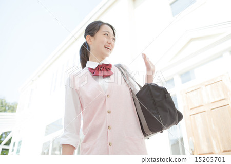 人 波浪狀 招手 15205701