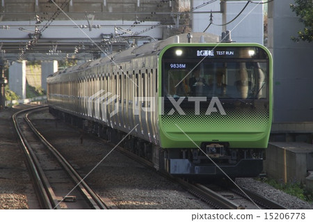 Yamanote Line E235 train carrying test operation 15206778