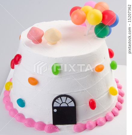 cake, Ice-cream cake on background 15207362