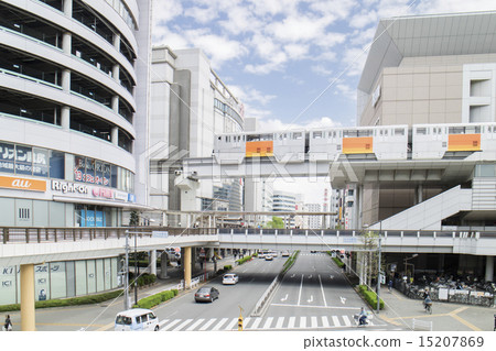 東京立川市的風景 照片素材 圖片 圖庫