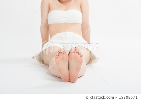 A young lady's foot soles A young lady's foot soles 15208571