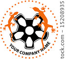 icon logo business text your company name concept 15208935