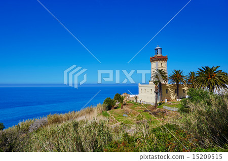 Lighthouse at the cape Spartel in Tangier Lighthouse at the cape Spartel in Tangier 15209515