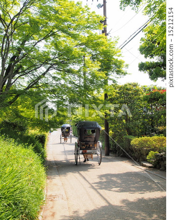 Rickshaw rickshaw in Arashiyama Rickshaw rickshaw in Arashiyama 15212154