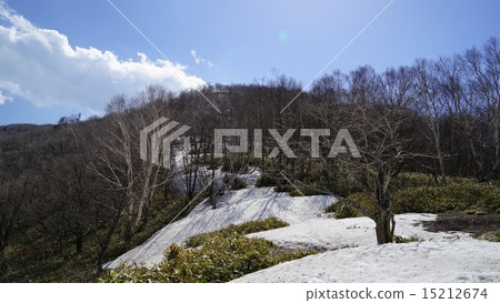 Snow remnants of the Jizo volcano 15212674