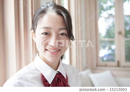 high school girl, person, grinning 15213003