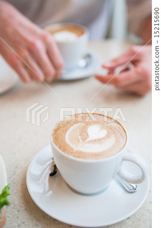 Cup of delicious coffee Cup of delicious coffee 15215690