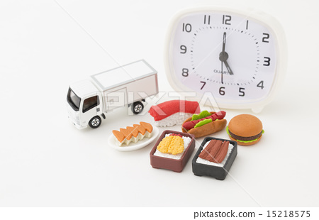 Stock Photo: foods, food, parcel delivery