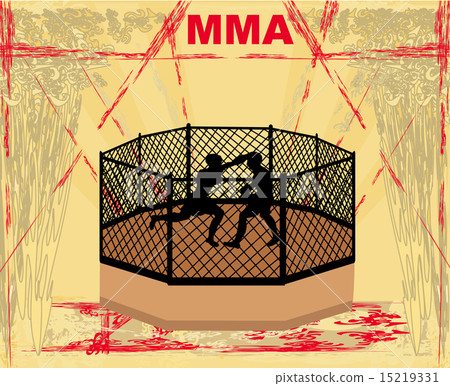 MMA Competitions, Grunge poster MMA Competitions, Grunge poster 15219331