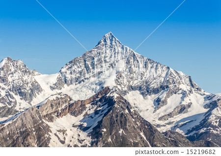 Snow Mountain Range at Alps Region, Switzerland 15219682