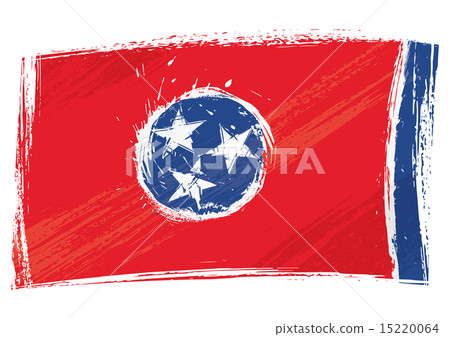 Grunge Tennessee flag 15220064