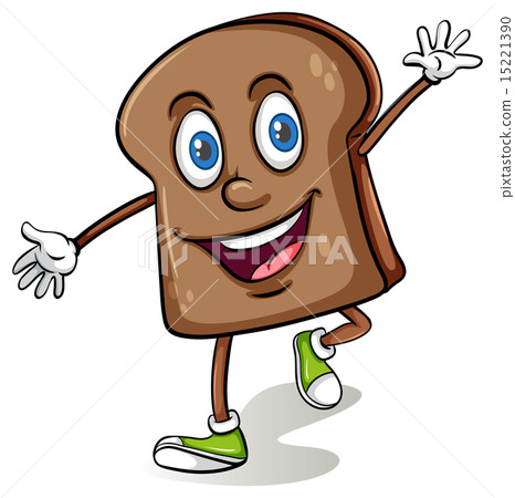 Loaf of bread with a face Loaf of bread with a face 15221390