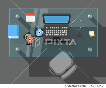 Working place of an office manager Working place of an office manager 15221457