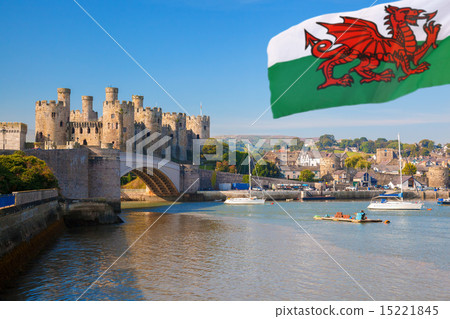 Conwy Castle in Wales, United Kingdom 15221845
