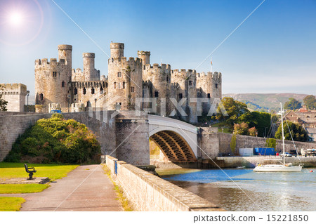 Conwy Castle in Wales, United Kingdom 15221850