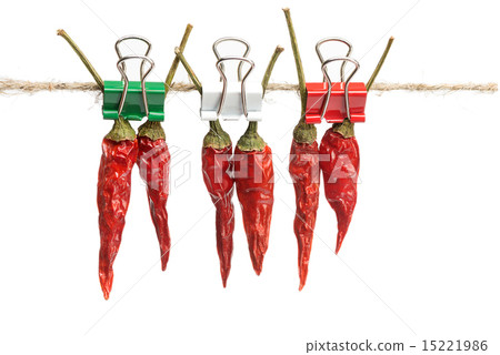 hot red pepper - a symbol of Mexican cuisine 15221986