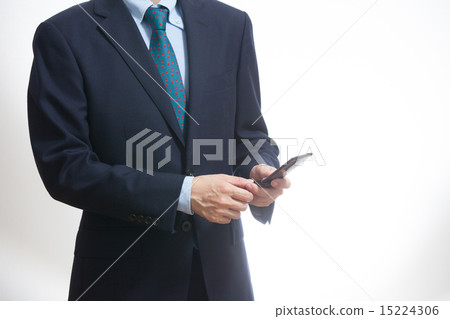 與車庫的一個商人 15224306