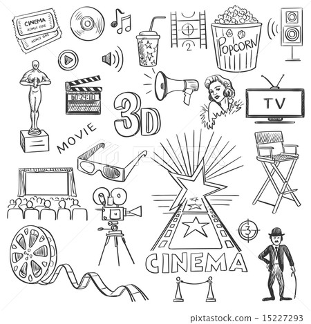Hand drawn cinema 15227293