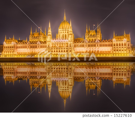 View of hungarian Parliament building, Budapest View of hungarian Parliament building, Budapest 15227610