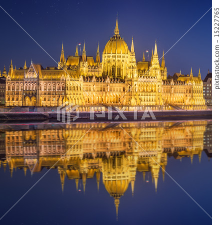 View of hungarian Parliament building, Budapest 15227765