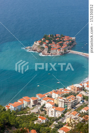 St. Stephan island in Montenegro St. Stephan island in Montenegro 15230852
