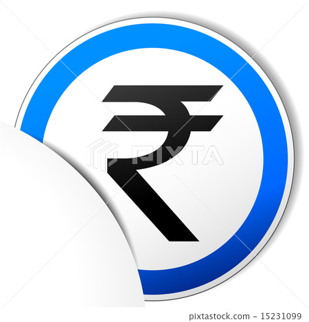 Vector rupee icon 15231099