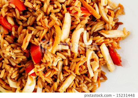 Risotto with seafood. Risotto with seafood. 15231448