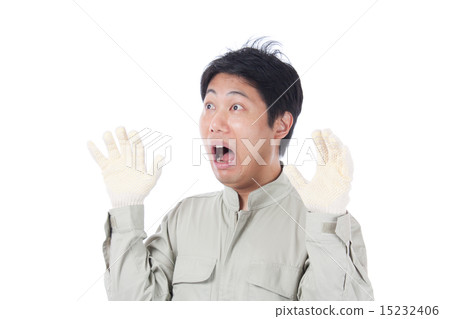Surprising man / work clothes 15232406