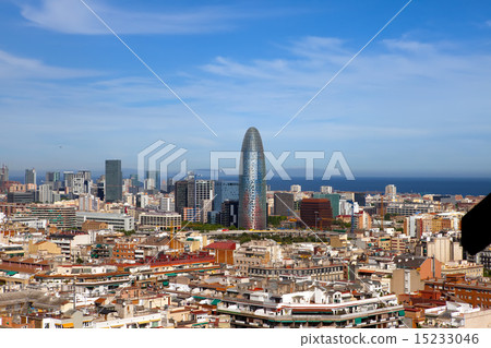 Aerial view of Barcelona Aerial view of Barcelona 15233046