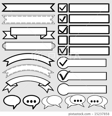 Check mark buttons. Vector illustration. 15237858