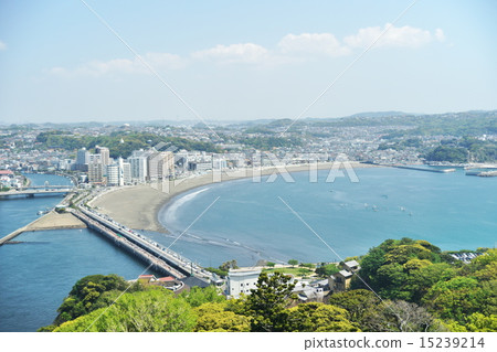 Katase Higashihama Beach and Enoshima Bentenbashi 15239214
