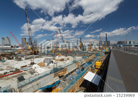 Toyosu area under redevelopment Toyosu area under redevelopment 15239969