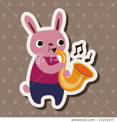 rabbit, musical, animals - Stock Illustration [15241875] - PIXTA