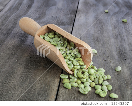 Green coffee beans 15245297