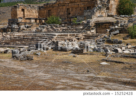 Pamukkale. Turkey. Ruins of Hierapolis Pamukkale. Turkey. Ruins of Hierapolis 15252428