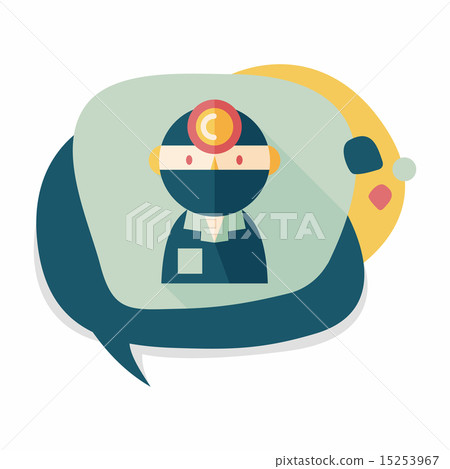 medical people with stethoscopes flat icon with long shadow medical people with stethoscopes flat icon with long shadow 15253967