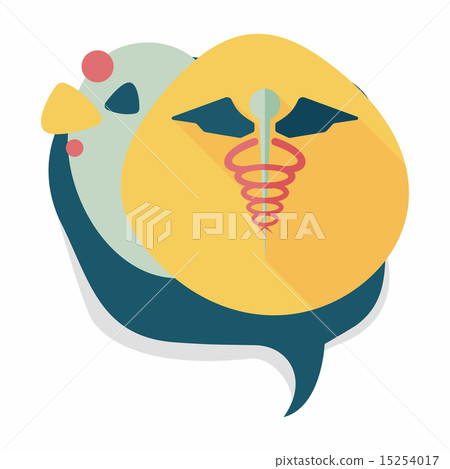 medical flat icon with long shadow - Stock Illustration [15254017] - PIXTA
