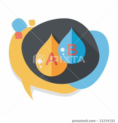 blood flat icon with long shadow blood flat icon with long shadow 15254191