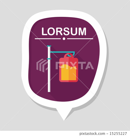 IV bag flat icon with long shadow,eps10 15255227