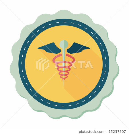medical flat icon with long shadow medical flat icon with long shadow 15257307