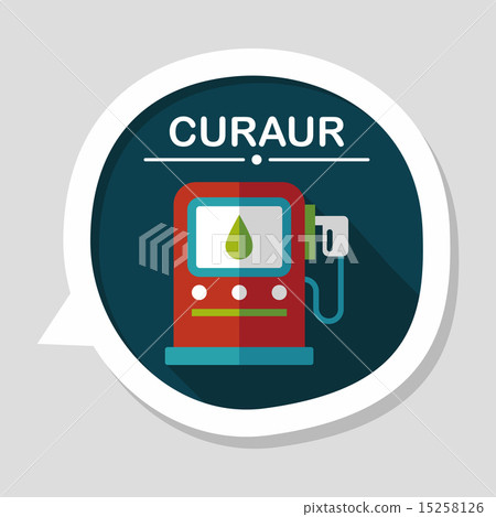 Environmental protection concept flat icon with long shadow,eps1 15258126