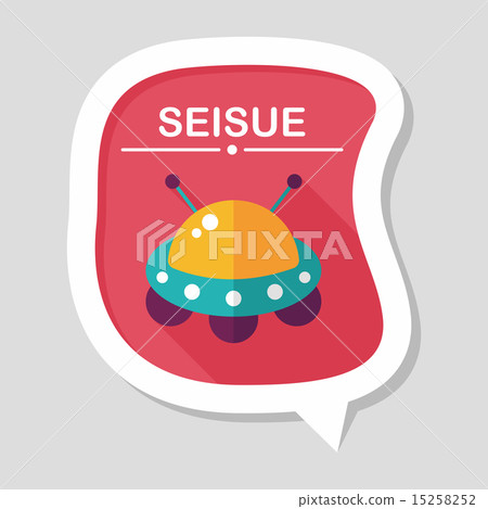Space flat icon with long shadow,eps10 Space flat icon with long shadow,eps10 15258252